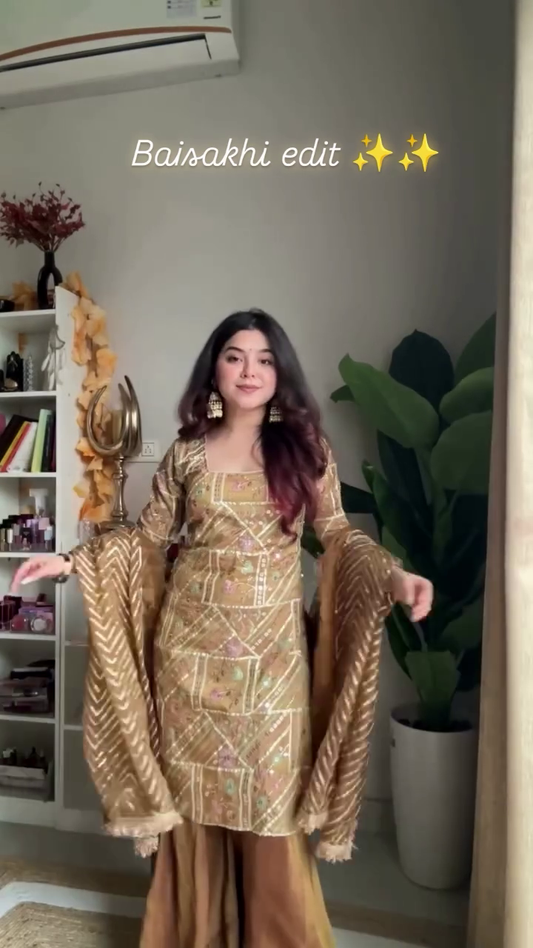 3 pc anarkali gowan with duppata set with pent