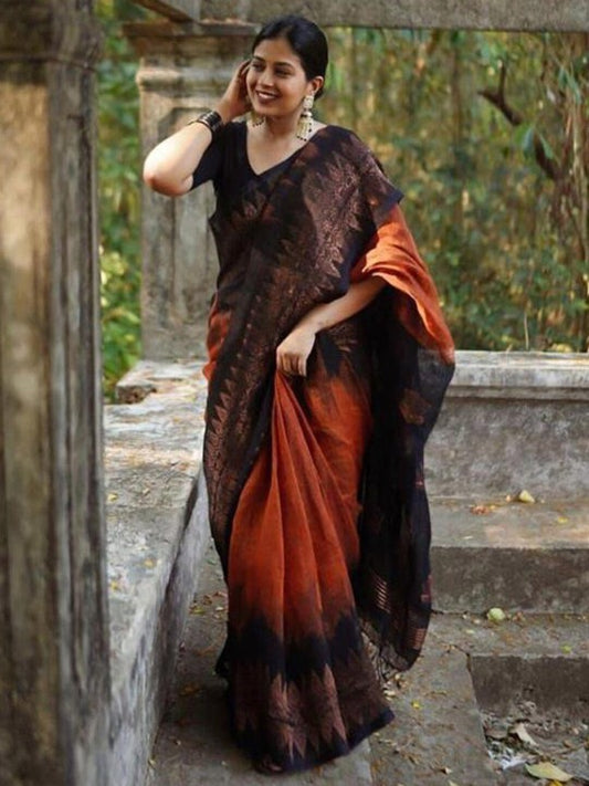 Woven Design Zari Saree