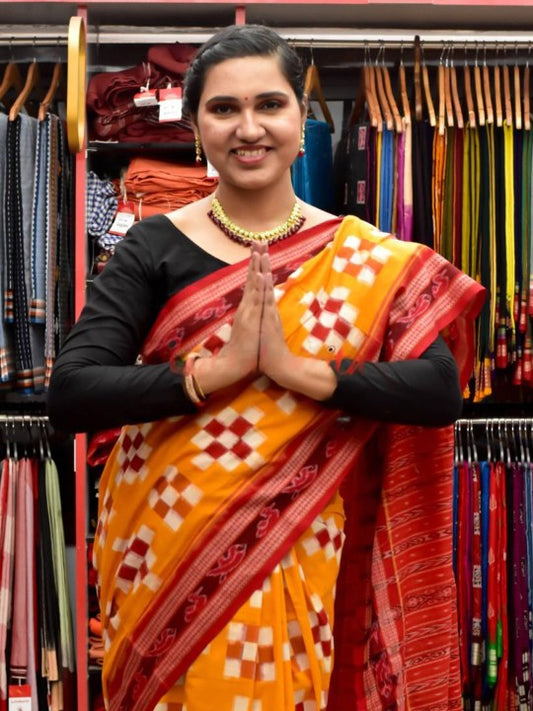 Pure Cotton Sambalpuri Saree