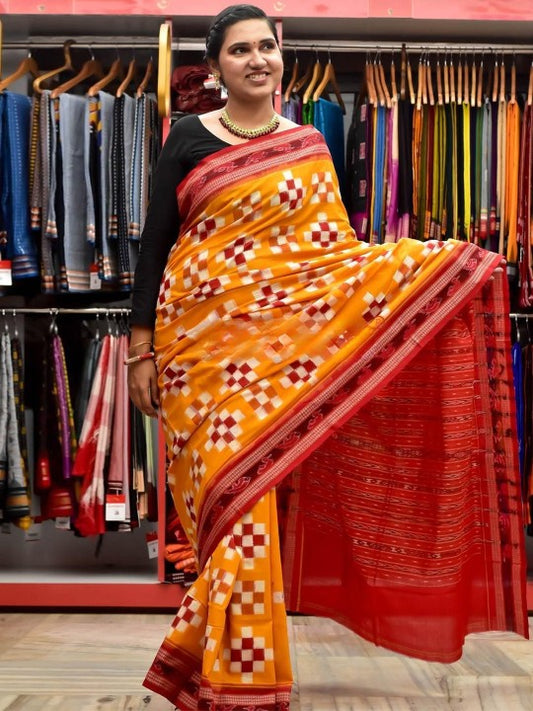 Pure Cotton Sambalpuri Saree