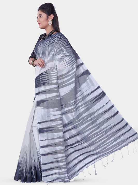 Printed Handloom Ikat Saree