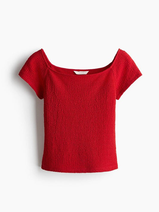 Women Textured Jersey top
